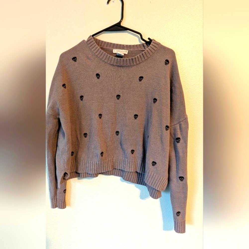 Sincerely Jules Cropped Crew Neck Sweater with Relaxed Fit